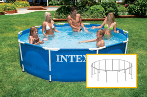 Каркас 56997WA для круглых бассейнов Intex Metal Frame размером 305х76 см